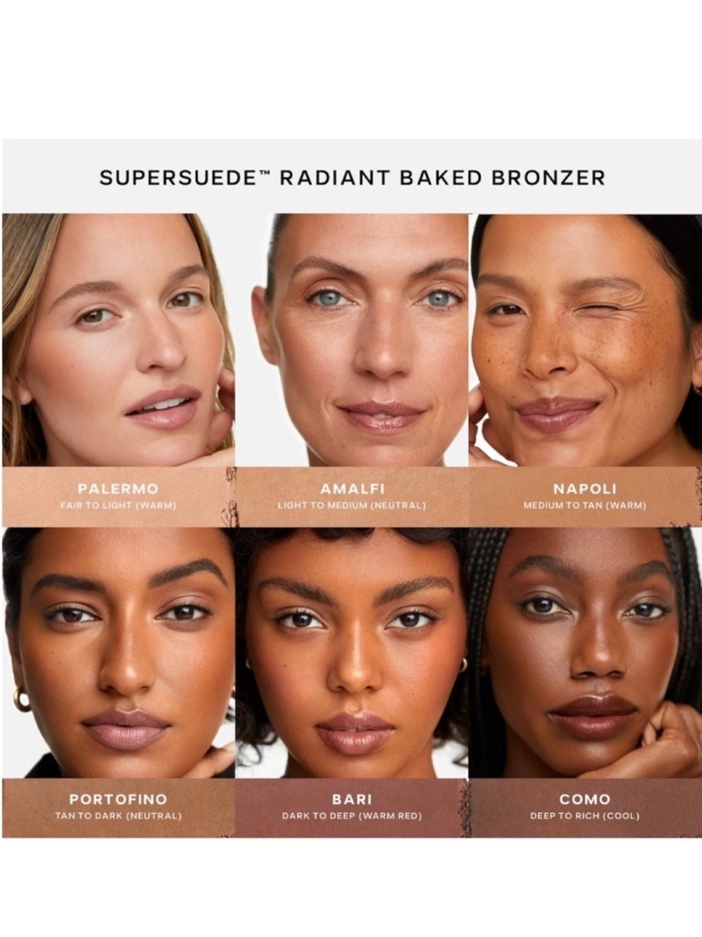 Saie Supersuede Radiant Talc Free Baked Powder Bronzer in Napoli - Picture 5 of 9